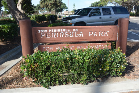 Peninsula Park Sign